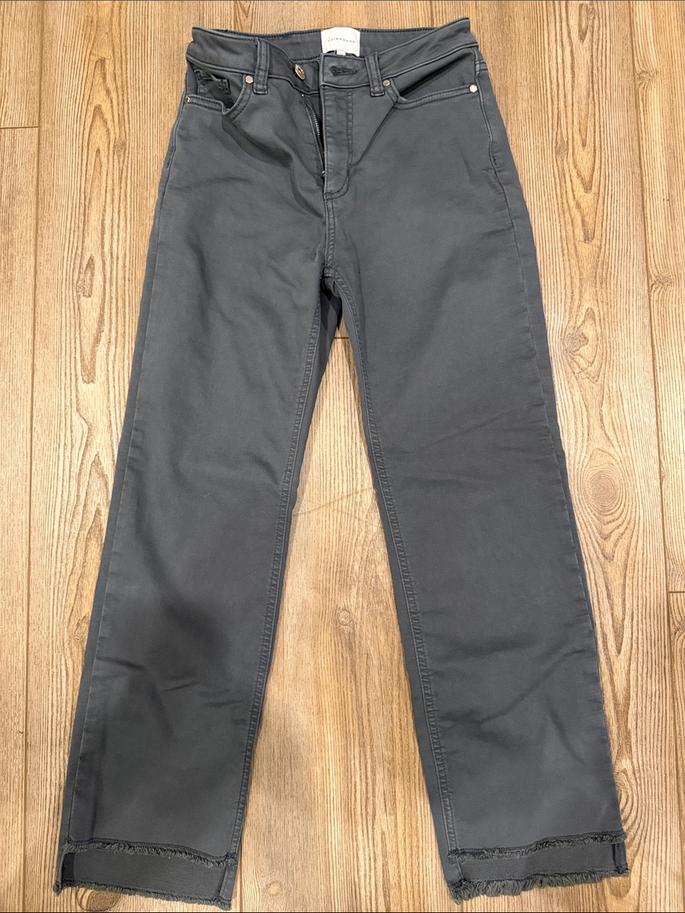 7 Diamonds Charcoal Gray Casual Pants